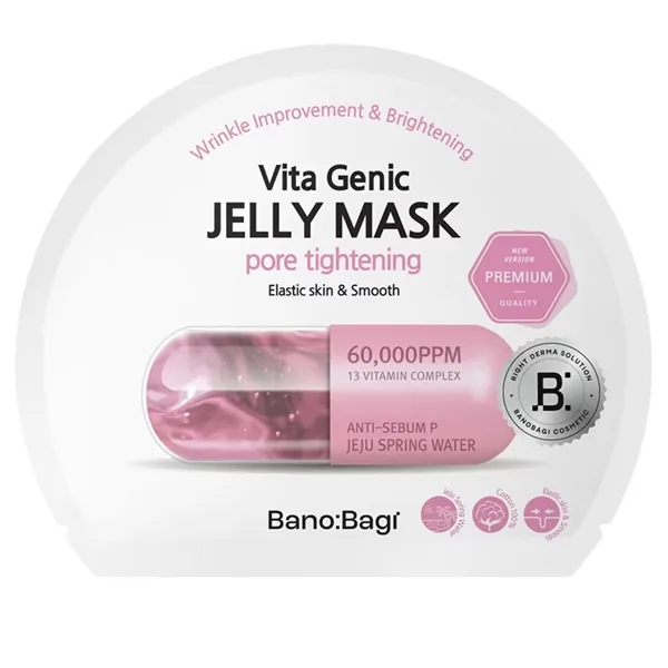 Mặt Nạ Banobagi Vita Genic Jelly Mask Pore Tightening Màu Hồng Mặt Nạ Banobagi Vita Genic Jelly Mask Pore Tightening Màu Hồng